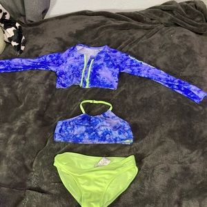 3 piece bathing suit